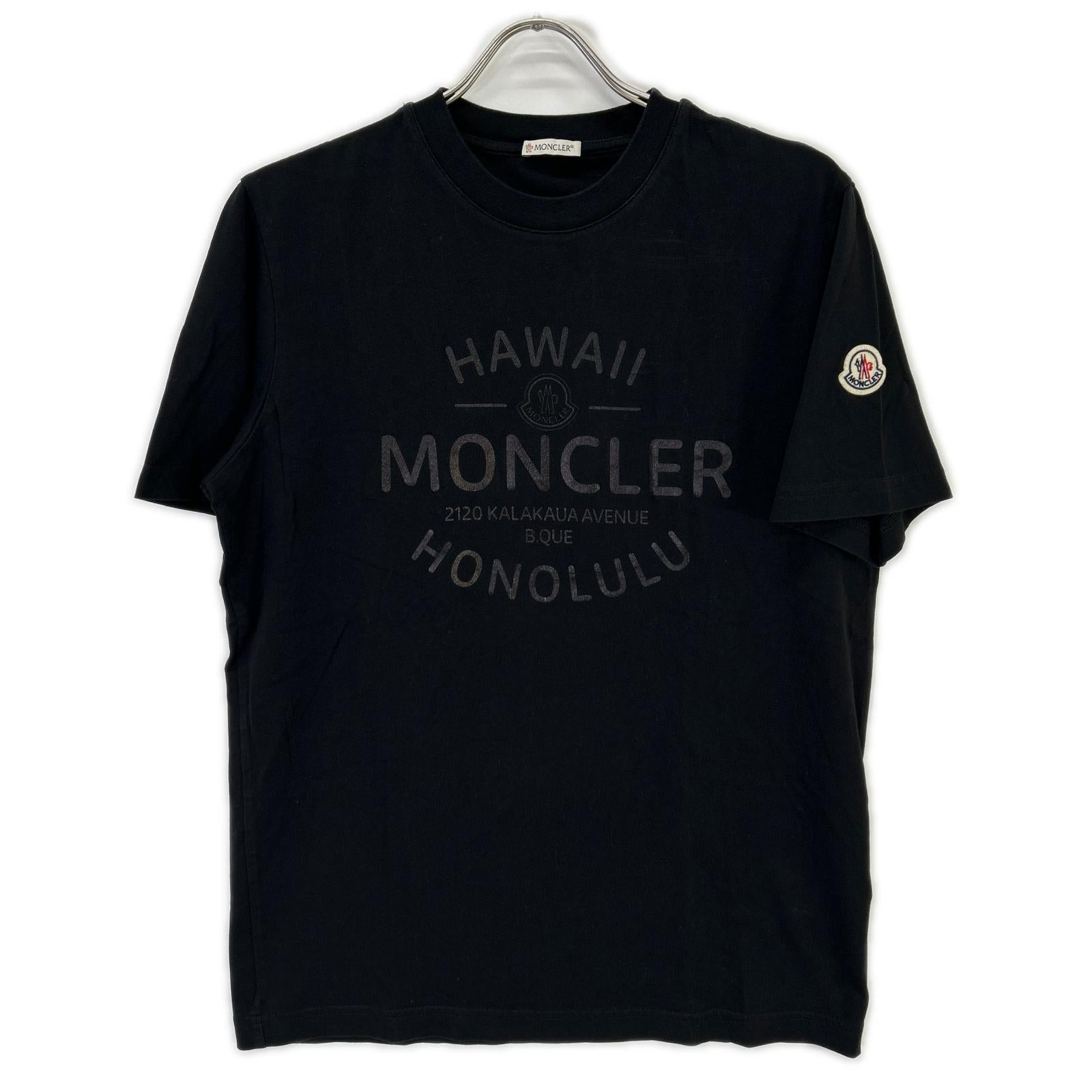 MONCLER モンクレール 【美品/23年製】J10918C00040 SS T-SHIRT HAWAII ロゴプリント 半袖Tシャツ トップス