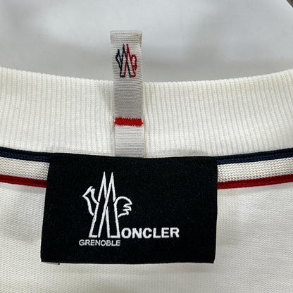 MONCLER モンクレール 【GRENOBLE】23年製 ホワイト T-SHIRT MANICA CORTA ロゴプリントTシャツ トップス