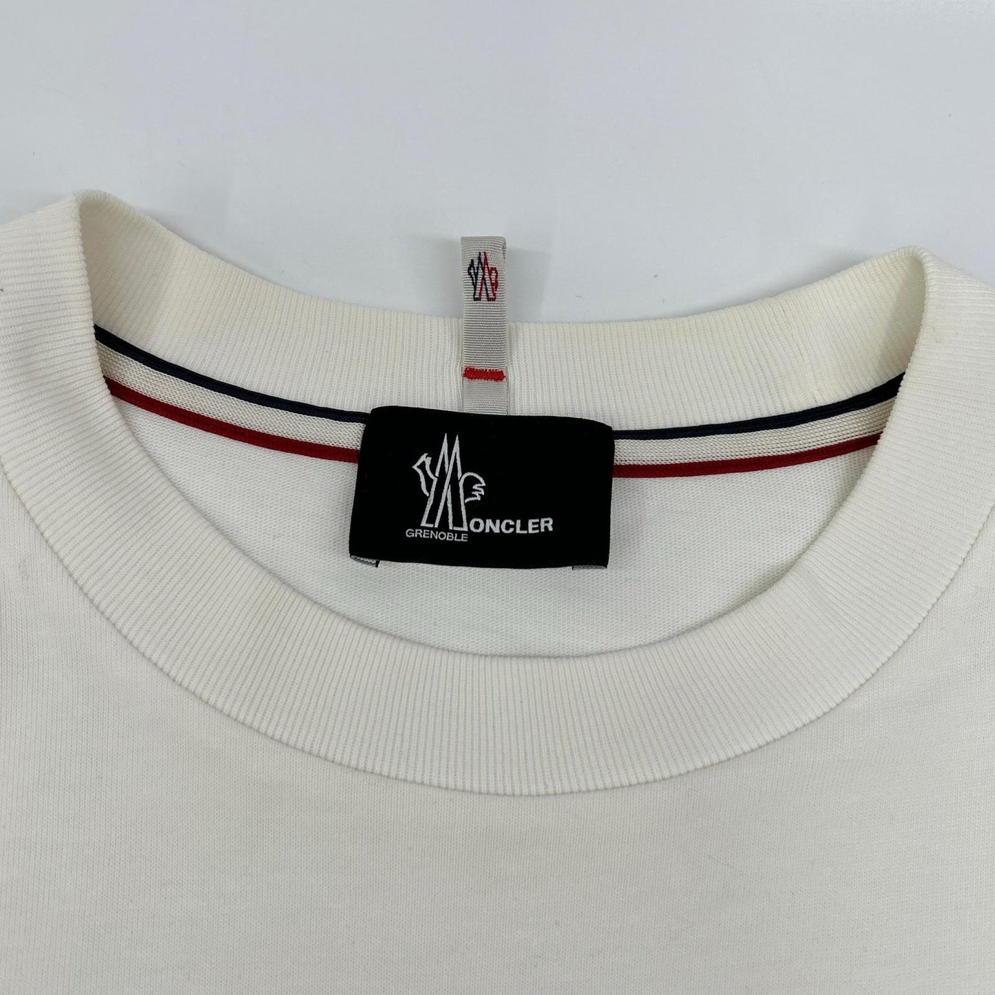 MONCLER モンクレール 【GRENOBLE】23年製 ホワイト T-SHIRT MANICA CORTA ロゴプリントTシャツ トップス