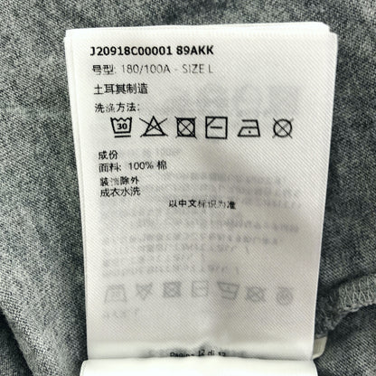 MONCLER モンクレール 23年製 グレー SS T-SHIRT ロゴデザインTシャツ トップス