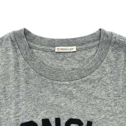 MONCLER モンクレール 23年製 グレー SS T-SHIRT ロゴデザインTシャツ トップス