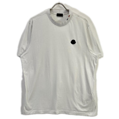 MONCLER モンクレール 22年製 ホワイト MAGLIA T-SHIRT ラバーワッペンTシャツ トップス