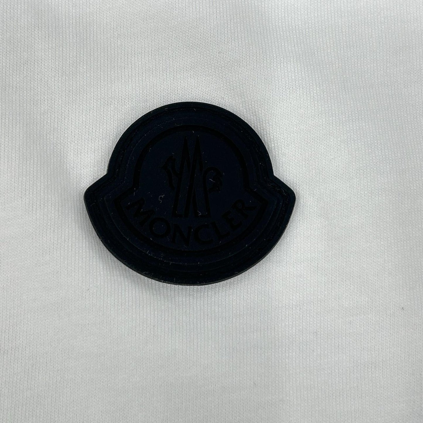 MONCLER モンクレール 22年製 ホワイト MAGLIA T-SHIRT ラバーワッペンTシャツ トップス