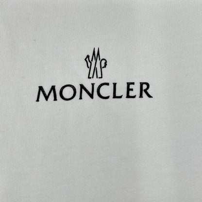 MONCLER モンクレール 22年製 ホワイト MAGLIA T-SHIRT ラバーワッペンTシャツ トップス