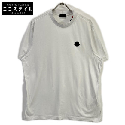 MONCLER モンクレール 22年製 ホワイト MAGLIA T-SHIRT ラバーワッペンTシャツ トップス
