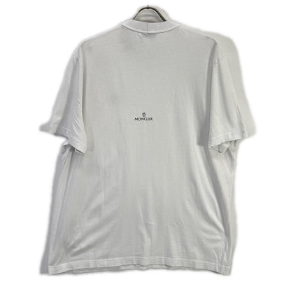 MONCLER モンクレール 22年製 ホワイト MAGLIA T-SHIRT ラバーワッペンTシャツ トップス