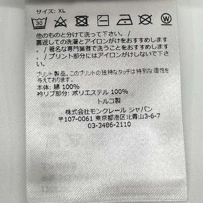 MONCLER モンクレール 22年製 ホワイト MAGLIA T-SHIRT ラバーワッペンTシャツ トップス