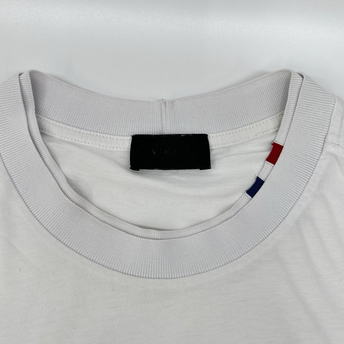 MONCLER モンクレール 22年製 ホワイト MAGLIA T-SHIRT ラバーワッペンTシャツ トップス