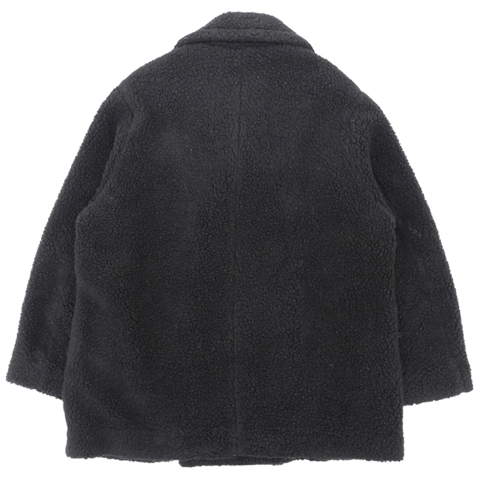 COUTURE D'ADAM クチュールドアダム ボア ダブルボタン コート レディース 黒 ブラック 36 コート