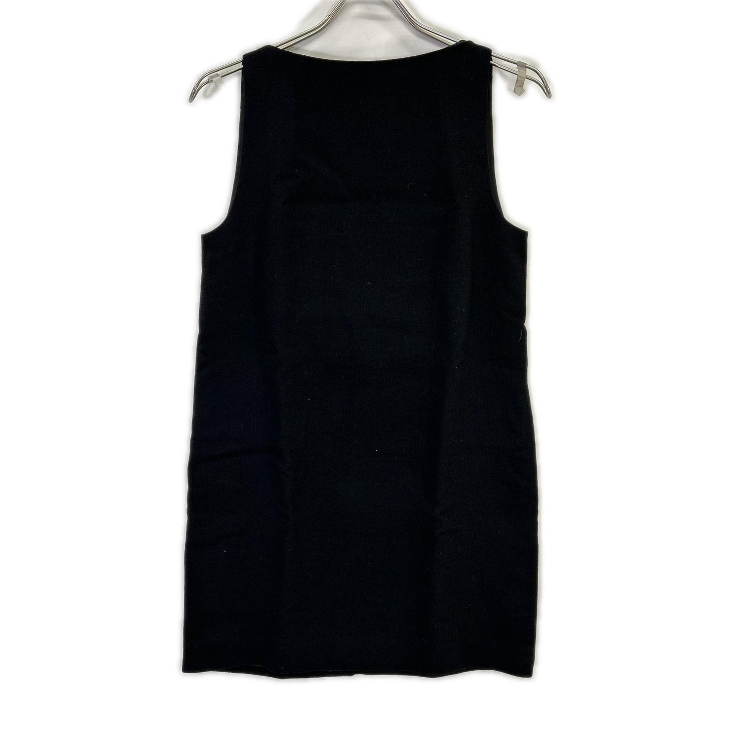 N゜21 ヌメロ ヴェントゥーノ 24AW ブラック フロントリボン ノースリーブ ワンピース トップス