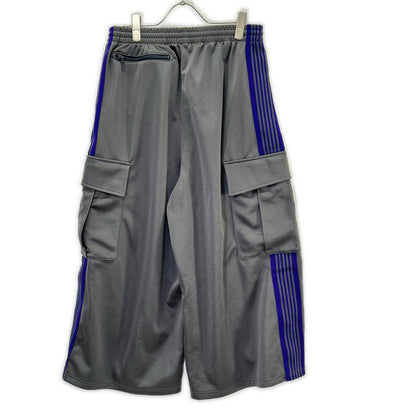 needles ニードルズ LHP別注 25SS PU1631 グレー×パープル ポリエステル パピヨン刺繍 カーゴポケット H.D.TRACK PANT/ヒザデルトラックパンツ ボトムス