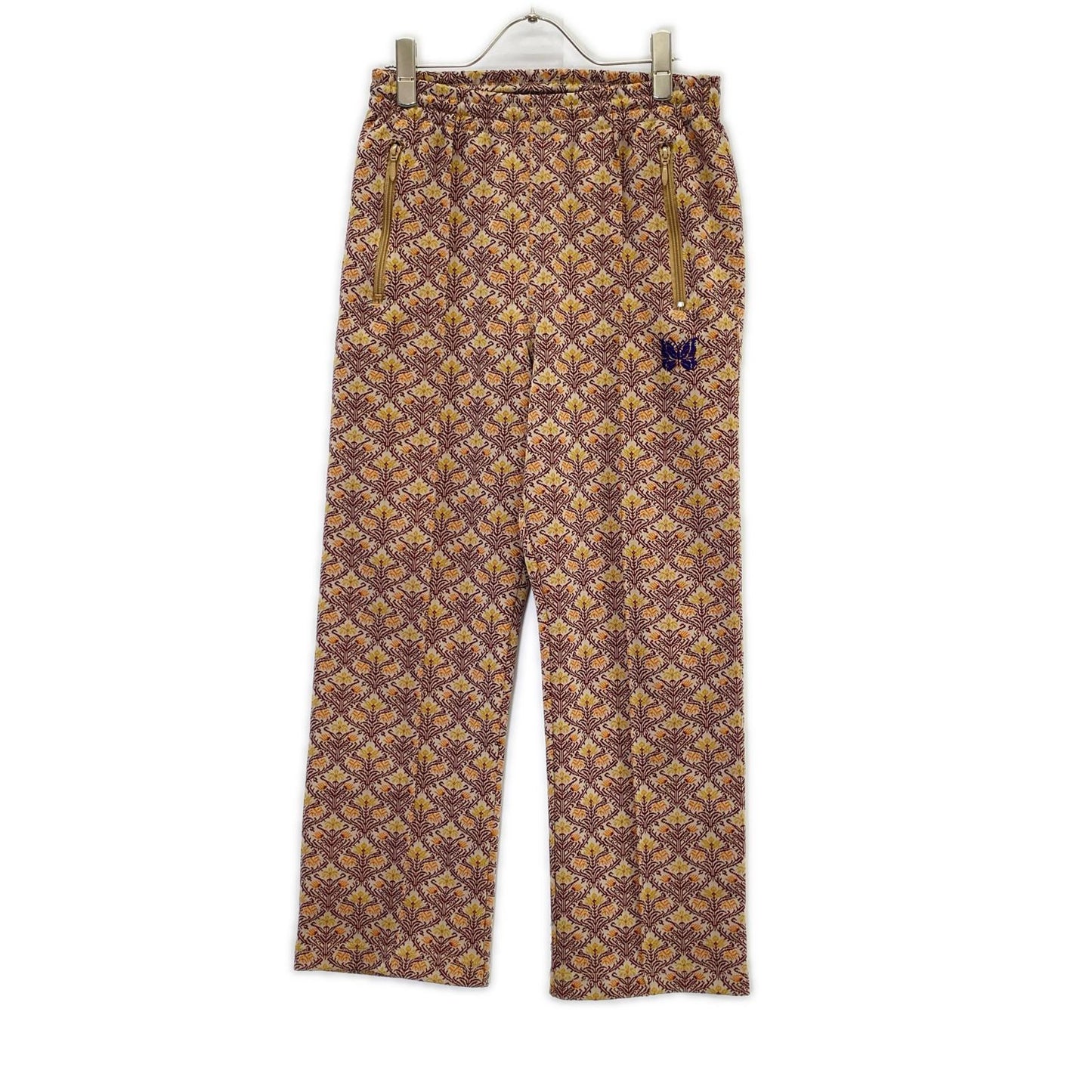 needles ニードルズ MR283 ベージュ ポリエステル パピヨン刺繍 アラベスクジャガード TRACK PANT - POLY JQ ボトムス