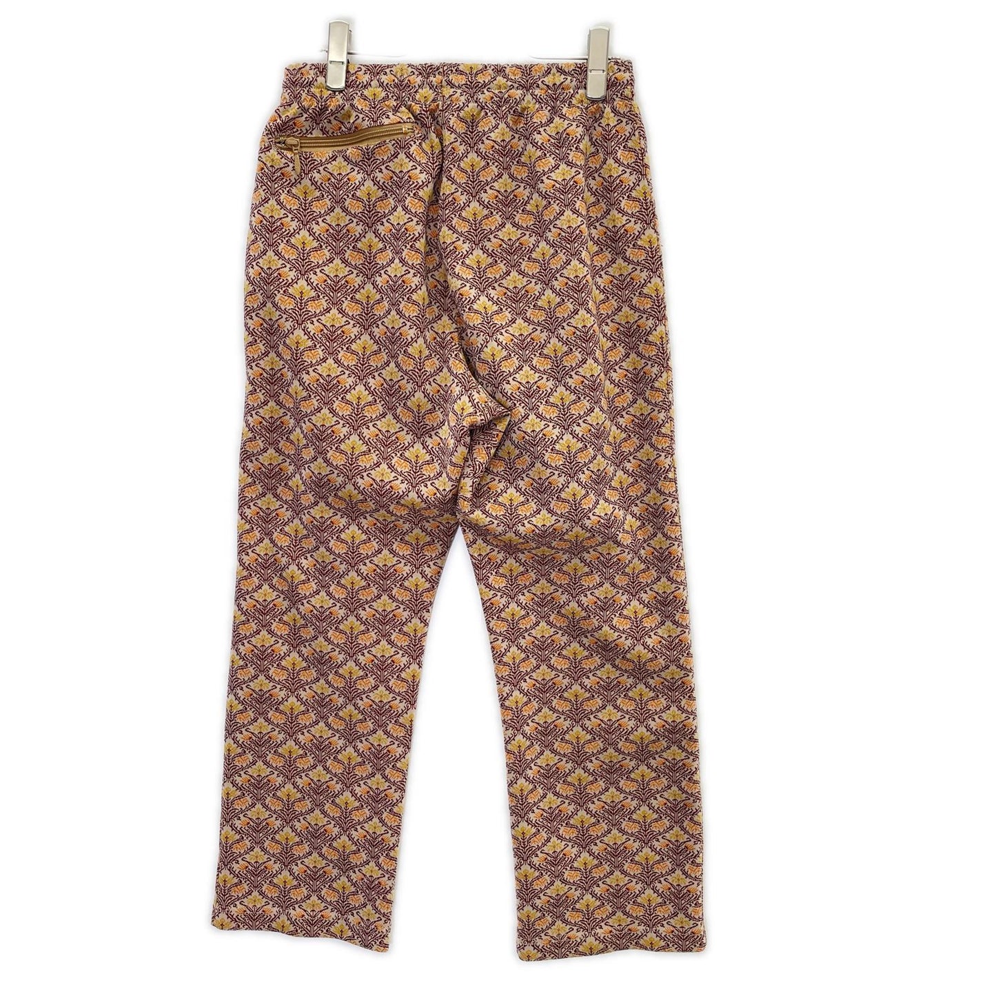 needles ニードルズ MR283 ベージュ ポリエステル パピヨン刺繍 アラベスクジャガード TRACK PANT - POLY JQ ボトムス