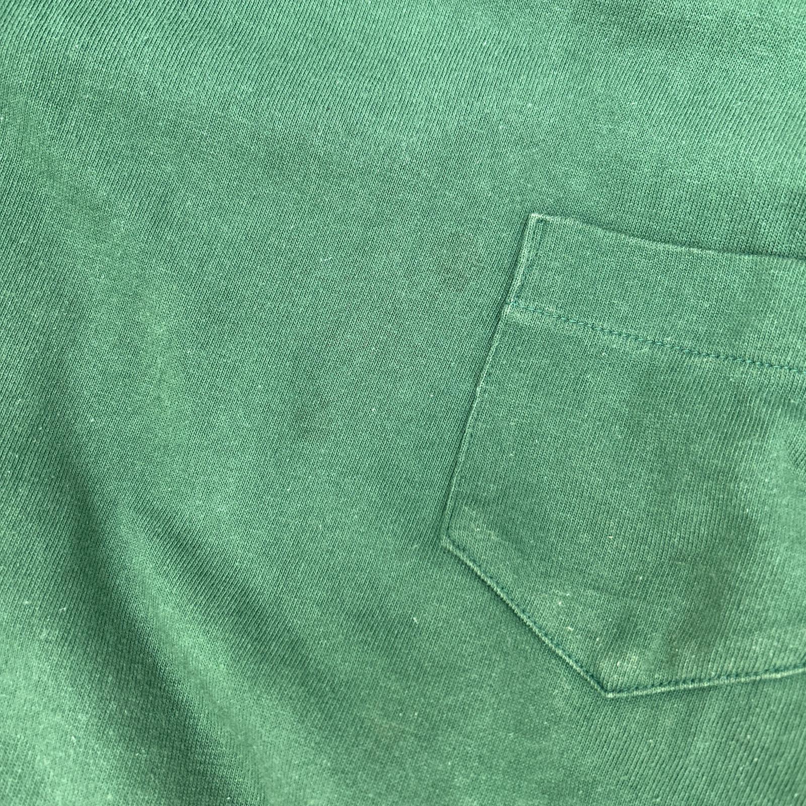 sacai サカイ 23-06567 グリーン コットン ドローコード Solid Satin Cotton Jersey T-SHIRT トップス