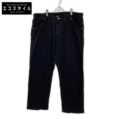MAISON EUREKA メゾンエウレカ 181 EASY BIGGY JEANS ブラック コットン ジップフライ ワイドシルエットストレートデニムパンツ ボトムス