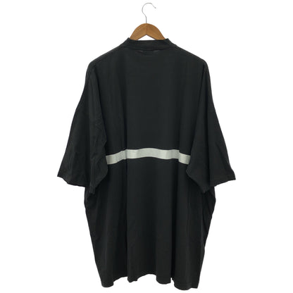BALENCIAGA バレンシアガ 720501 ブラック 360 Tubular T-Shirt Oversized トップス