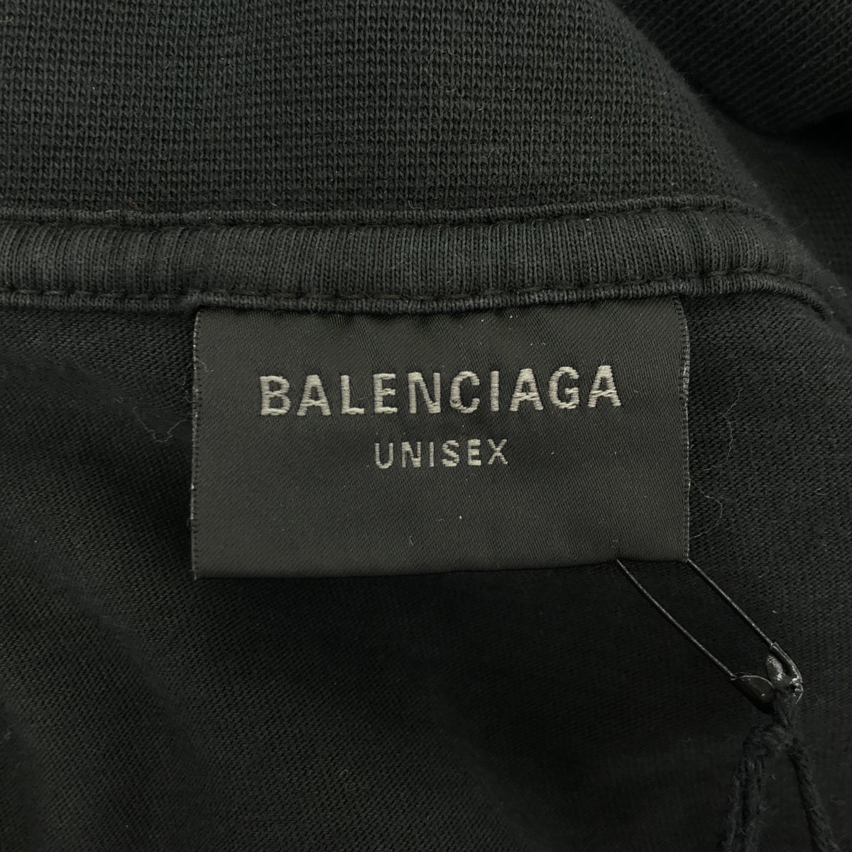 BALENCIAGA バレンシアガ 720501 ブラック 360 Tubular T-Shirt Oversized トップス