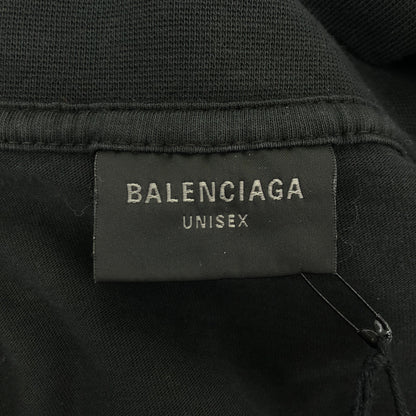 BALENCIAGA バレンシアガ 720501 ブラック 360 Tubular T-Shirt Oversized トップス