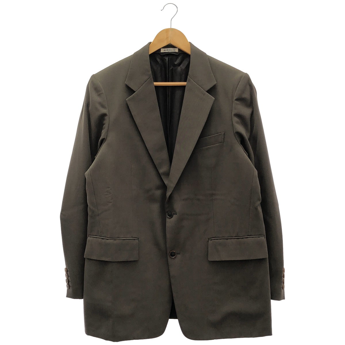 AURALEE オーラリー 25SS A25SJ01MG ダークブラウン LIGHT WOOL MAX GABARDINE JACKET シングルジャケット トップス