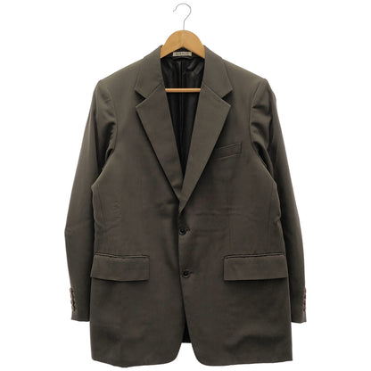 AURALEE オーラリー 25SS A25SJ01MG ダークブラウン LIGHT WOOL MAX GABARDINE JACKET シングルジャケット トップス