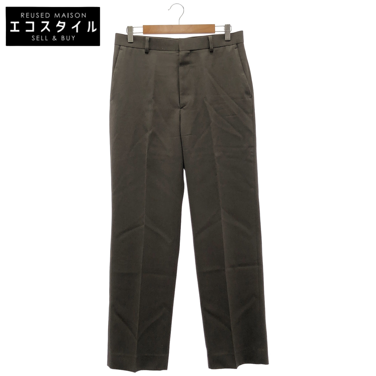 AURALEE オーラリー 25SS A25SP02MG ダークブラウン LIGHT WOOL MAX GABARDINE SLACKS スラックスパンツ ボトムス