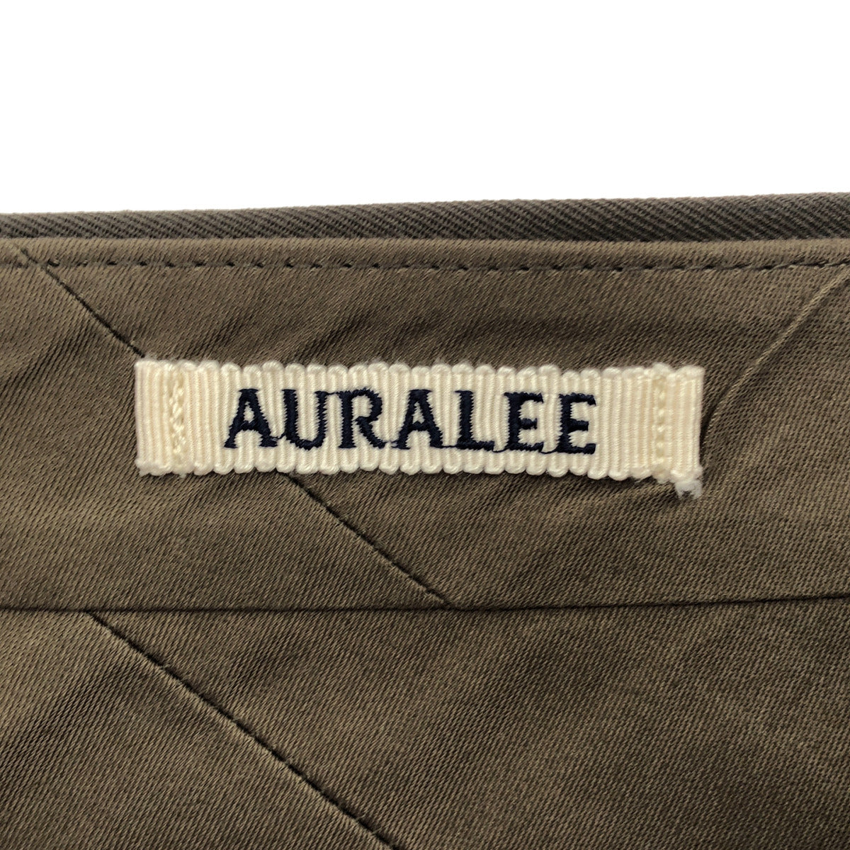 AURALEE オーラリー 25SS A25SP02MG ダークブラウン LIGHT WOOL MAX GABARDINE SLACKS スラックスパンツ ボトムス