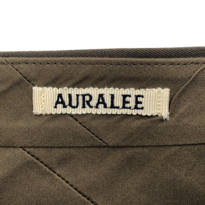AURALEE オーラリー 25SS A25SP02MG ダークブラウン LIGHT WOOL MAX GABARDINE SLACKS スラックスパンツ ボトムス