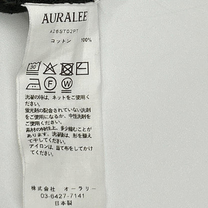 AURALEE オーラリー 【26年製】A26ST02PT BRUSHED ORGANIC COTTON JERSEY TEE 半袖Tシャツ トップス