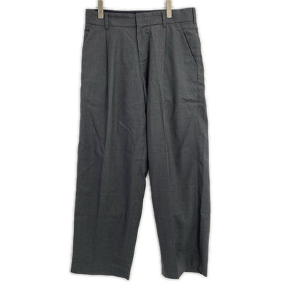 kolor カラー 23SS 23SCM-P13109 チャコールグレー トロピカルウール WOOL WIDE PANT ワイドパンツ ボトムス