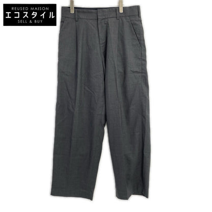 kolor カラー 23SS 23SCM-P13109 チャコールグレー トロピカルウール WOOL WIDE PANT ワイドパンツ ボトムス
