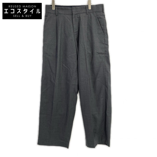 kolor カラー 23SS 23SCM-P13109 チャコールグレー トロピカルウール WOOL WIDE PANT ワイドパンツ ボトムス