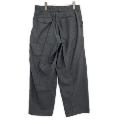 kolor カラー 23SS 23SCM-P13109 チャコールグレー トロピカルウール WOOL WIDE PANT ワイドパンツ ボトムス
