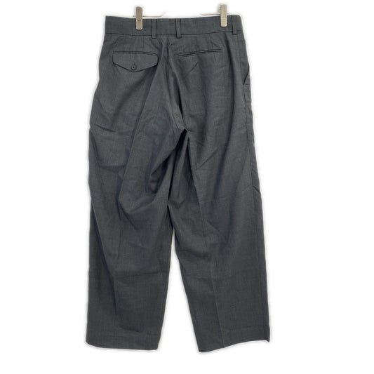 kolor カラー 23SS 23SCM-P13109 チャコールグレー トロピカルウール WOOL WIDE PANT ワイドパンツ ボトムス