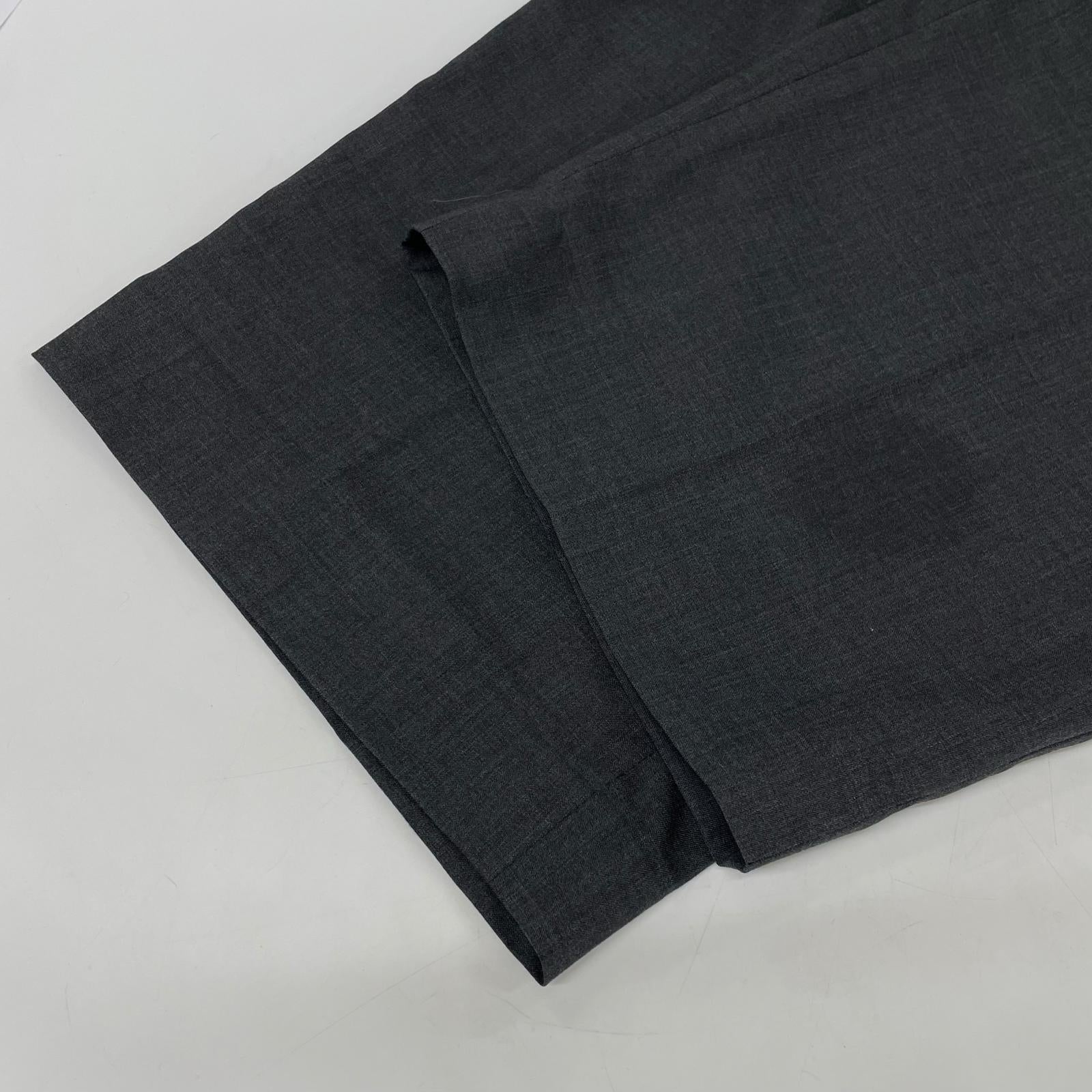 kolor カラー 23SS 23SCM-P13109 チャコールグレー トロピカルウール WOOL WIDE PANT ワイドパンツ ボトムス