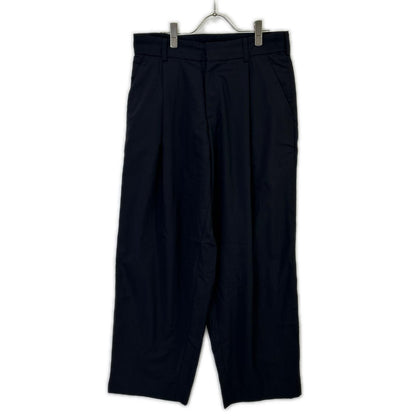 kolor カラー 23SS 23SCM-P13109 ネイビー トロピカルウール WOOL WIDE PANT ワイドパンツ ボトムス