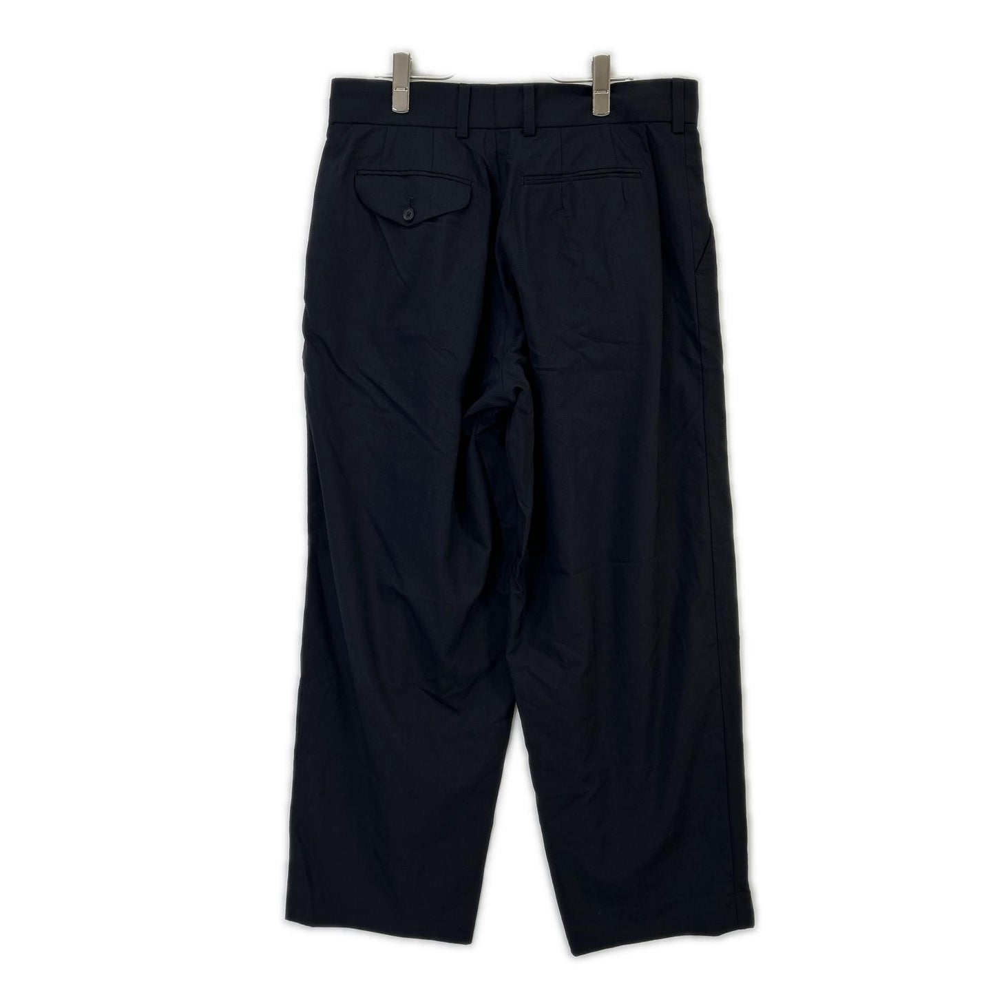 kolor カラー 23SS 23SCM-P13109 ネイビー トロピカルウール WOOL WIDE PANT ワイドパンツ ボトムス