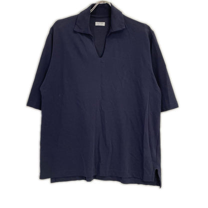 MAATEE&SONS マーティーアンドサンズ 26SS ネイビー S/S SKIPPER COTTON CRAPE ショートスリーブスキッパーカットソー トップス