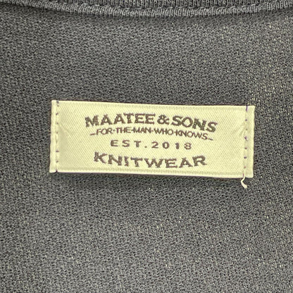 MAATEE&SONS マーティーアンドサンズ 26SS ネイビー S/S SKIPPER COTTON CRAPE ショートスリーブスキッパーカットソー トップス