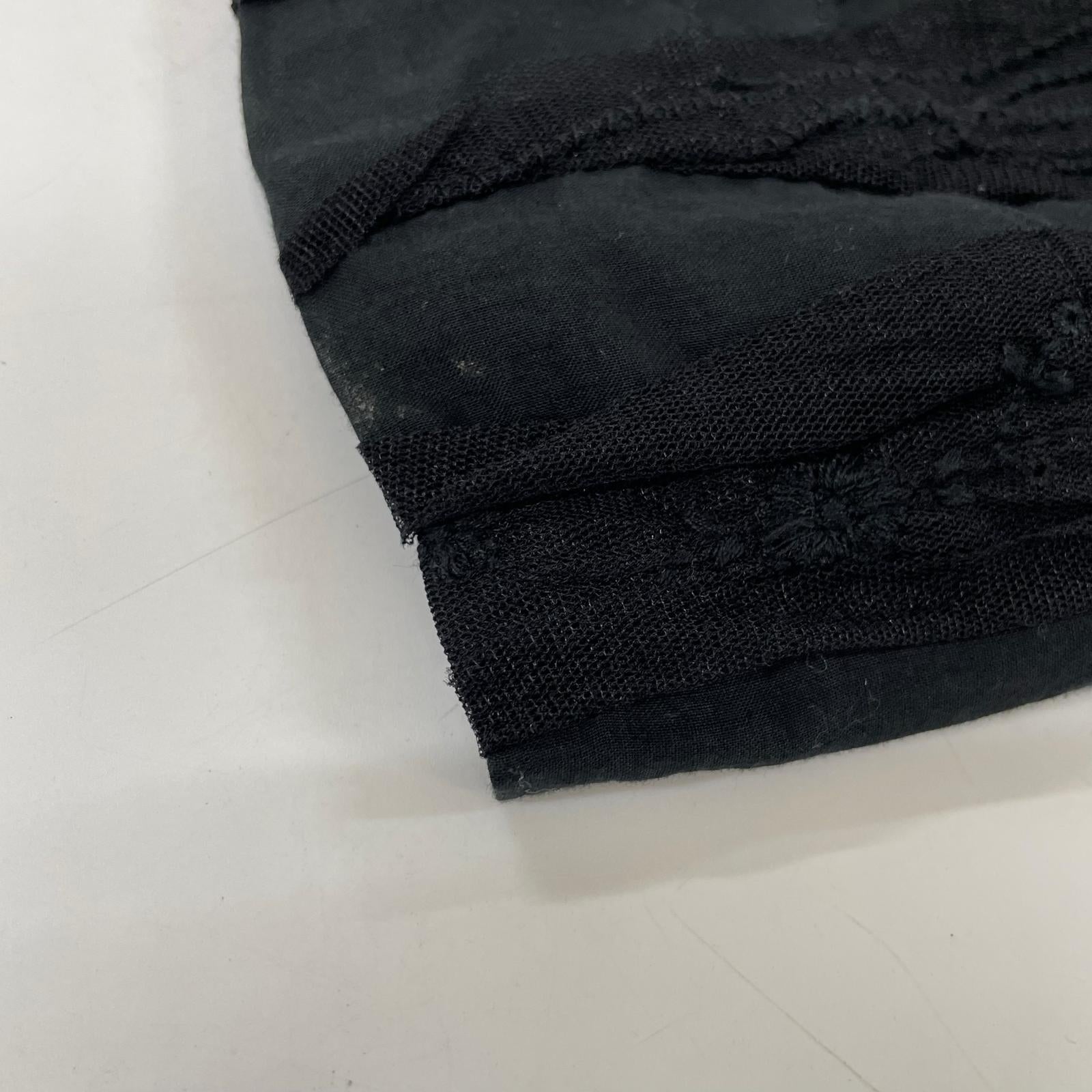 yohjiyamamoto ヨウジヤマモト FB-J02-023 ブラック レース フロントスナップボタン シャツジャケット トップス