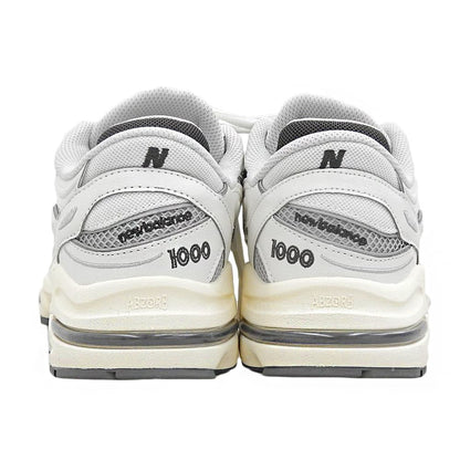 NEW BALANCE ニューバランス 新品同様 1000 スニーカー シューズ メンズ ホワイト グレー 25cm M1000MEW シューズ