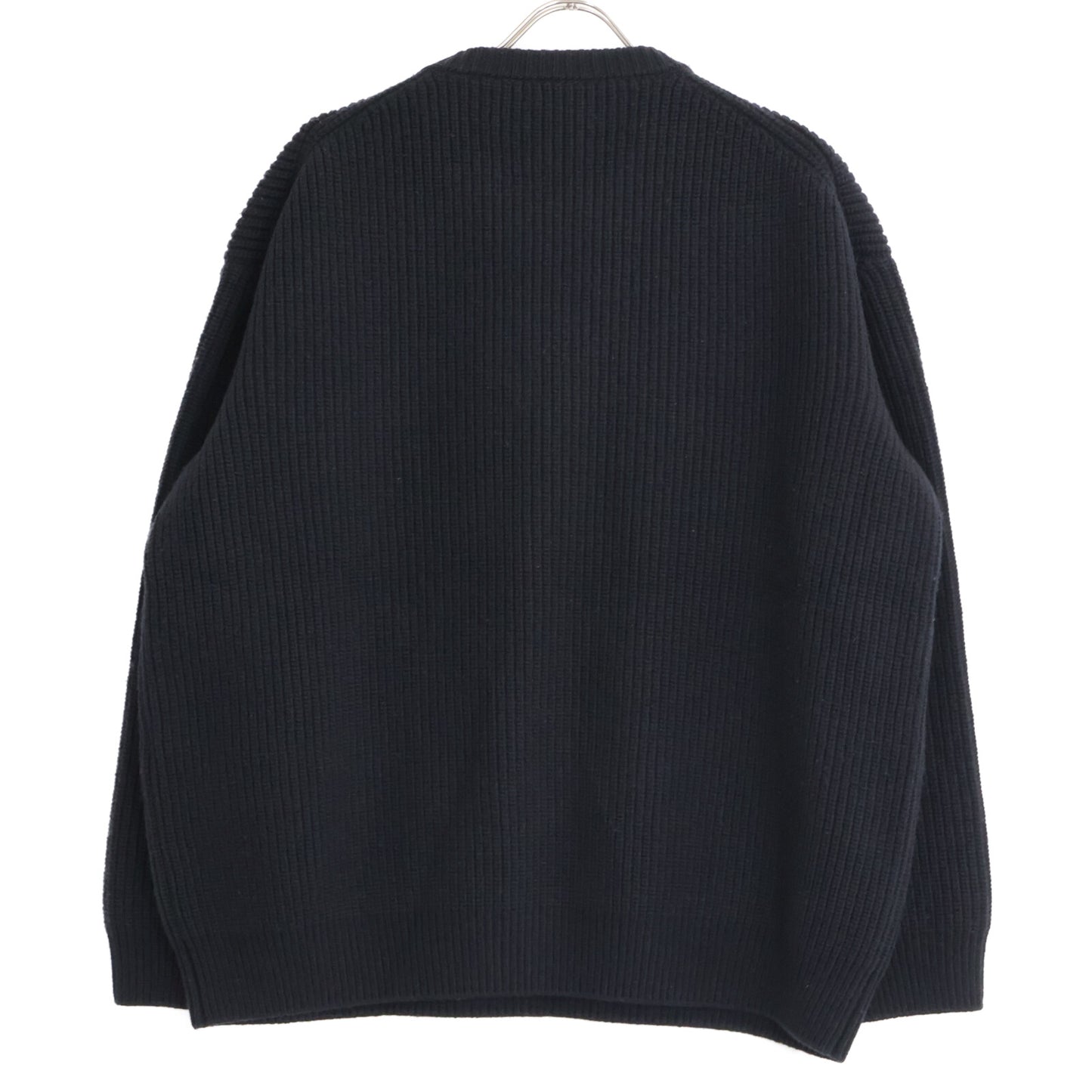 CELINE セリーヌ 【国内正規】2A09T423P エディ期 フロントロゴ オーバーサイズ クルーネック ニットセーター トップス