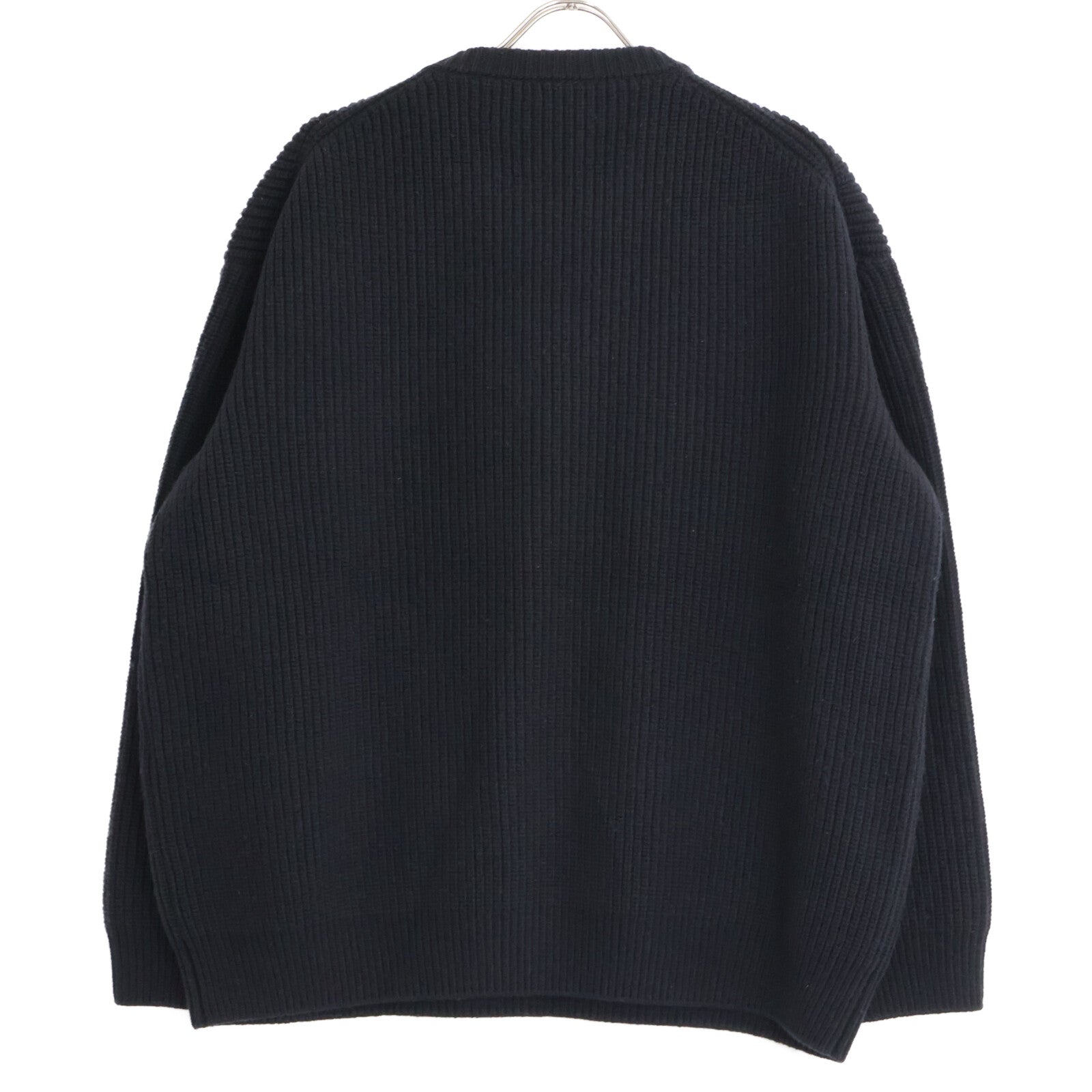 CELINE セリーヌ 【国内正規】2A09T423P エディ期 フロントロゴ オーバーサイズ クルーネック ニットセーター トップス