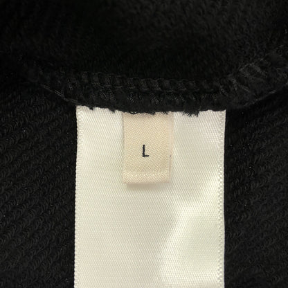 CELINE セリーヌ エディ期 2Y528450I ブラック コットン×カシミヤ ルーズスウェットフーディ トップス
