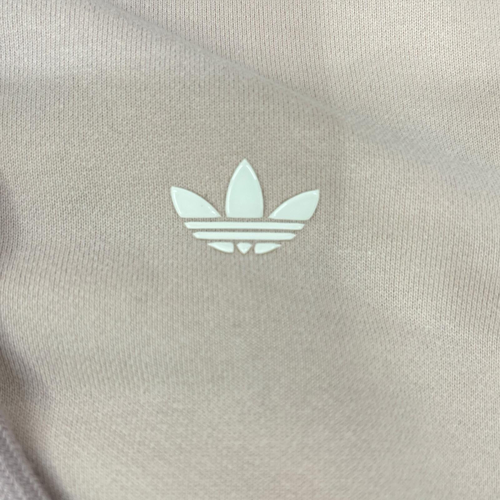 adidas アディダス KE9804 ADILENIUM シーズン 4 TEAMGEIST ウォッシュピンク フレンチテリー ルーズフィット オーバーサイズフルジップパーカー トップス