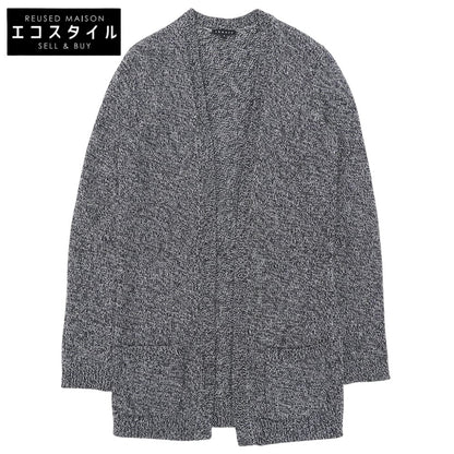 Theory セオリー ウール100% ボタンレス ミディアム ニットカーディガン トップス レディース グレー S 01-1303851 トップス