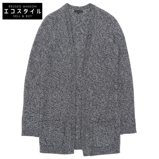 Theory セオリー ウール100% ボタンレス ミディアム ニットカーディガン トップス レディース グレー S 01-1303851 トップス