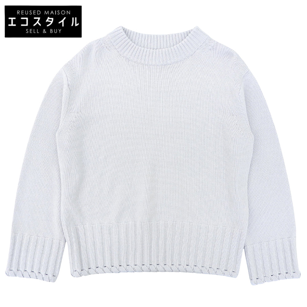 theory luxe セオリーリュクス トリミングディテール プルオーバーニット ウール トップス レディース ライトグレー 38 トップス