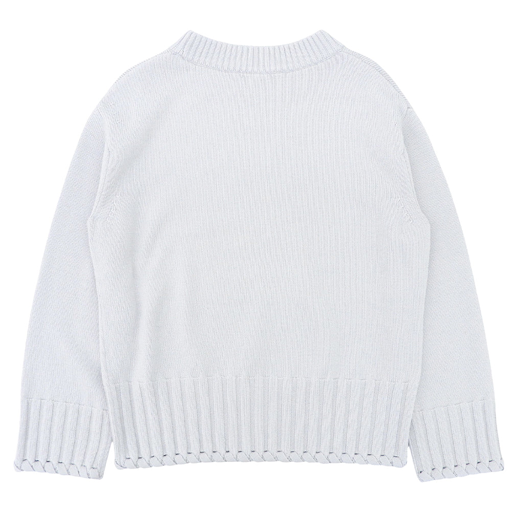 theory luxe セオリーリュクス トリミングディテール プルオーバーニット ウール トップス レディース ライトグレー 38 トップス