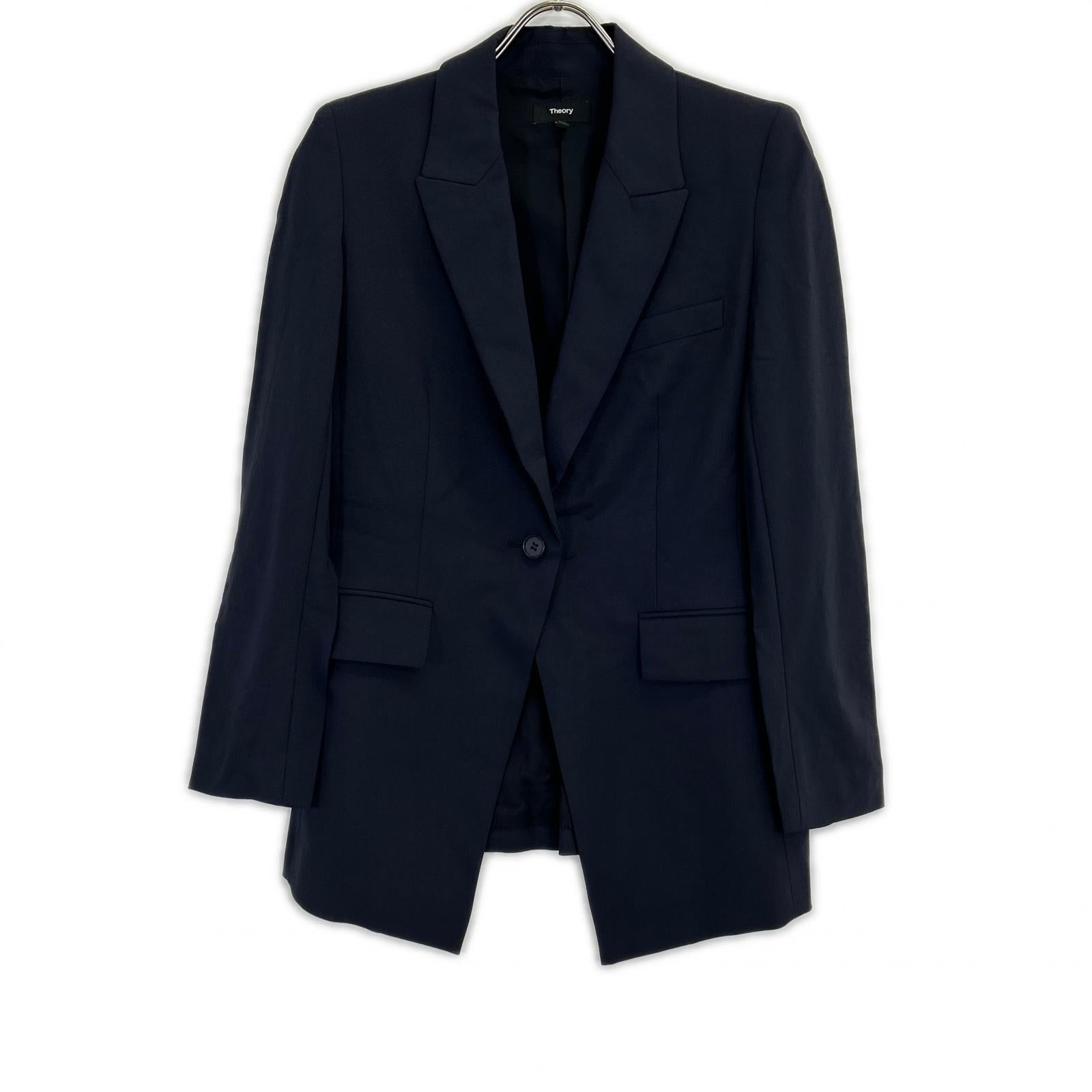 Theory セオリー 01-2104104 ネイビー ETIENNETTE B TRACEABLE テーラードジャケット ジャケット