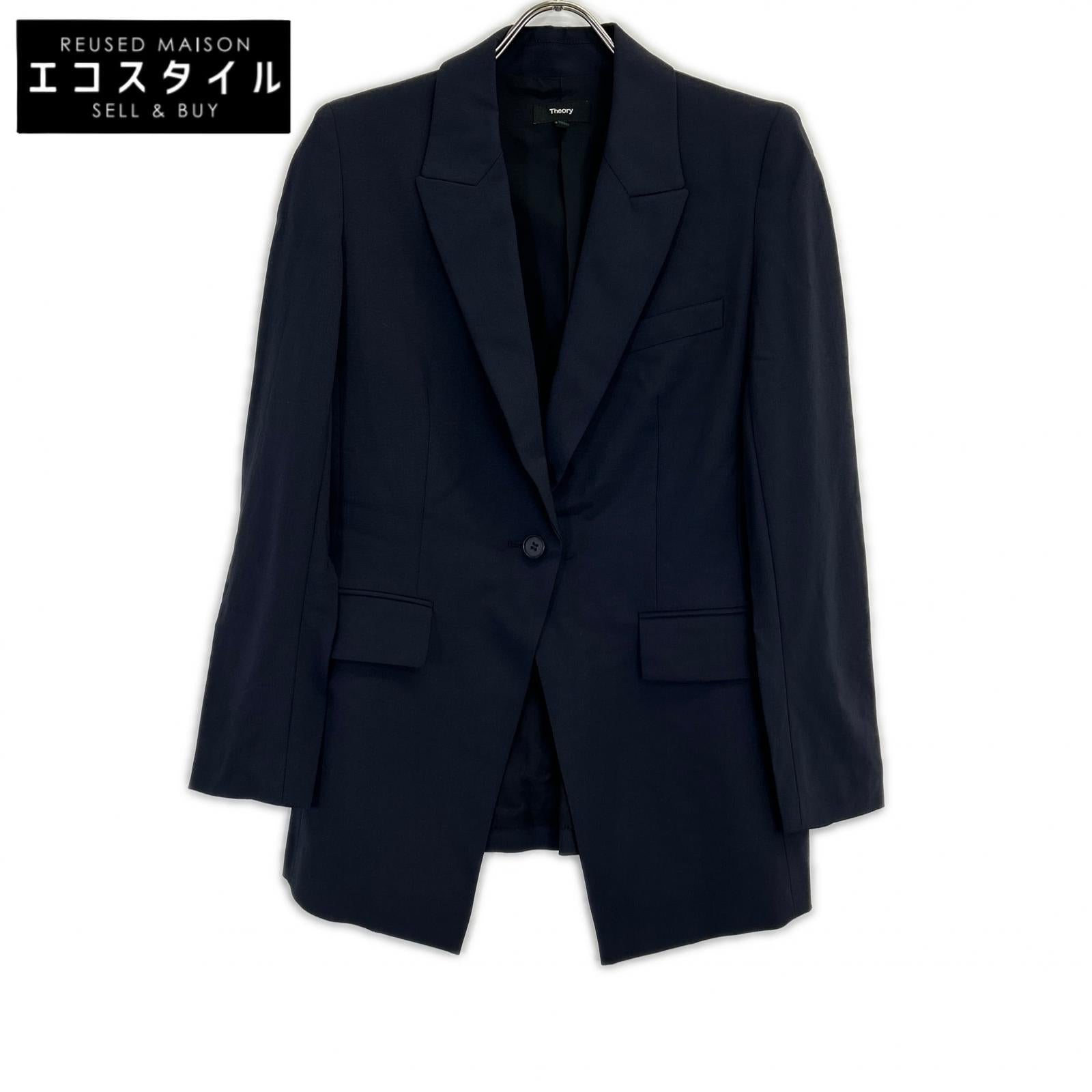 Theory セオリー 01-2104104 ネイビー ETIENNETTE B TRACEABLE テーラードジャケット ジャケット